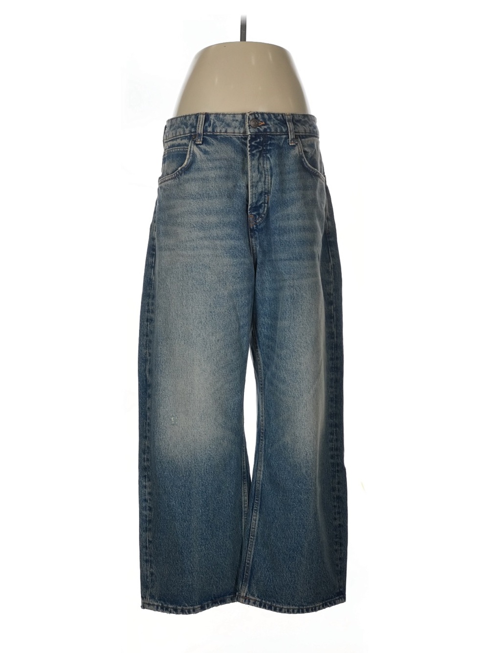 NWOT We The Free Relaxed Wide-Leg Barrel Denim Jeans size 29